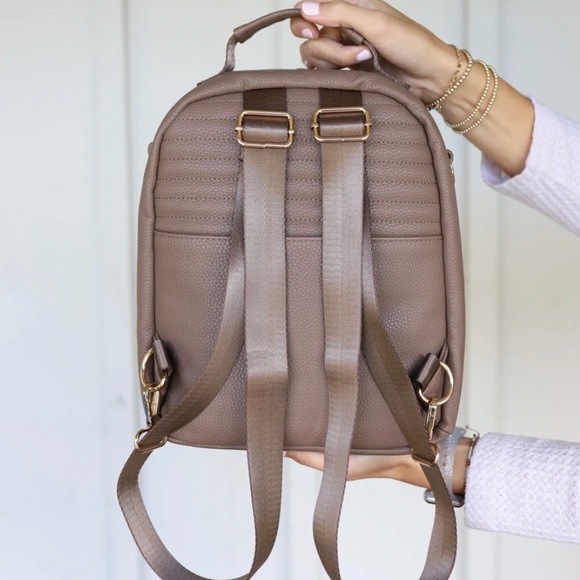 *SOLD* Rad Rev the 1 Mini Backpack in Taupe - Picture 2 of 5